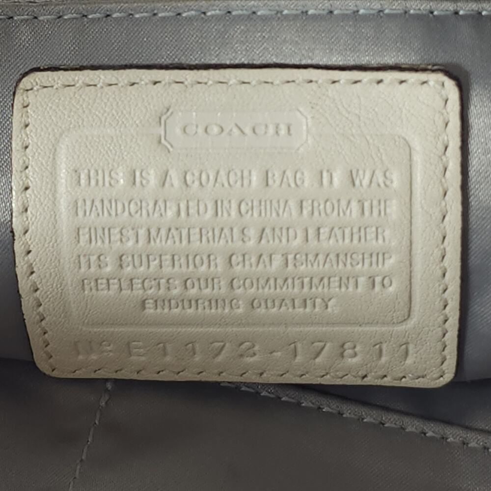 Coach Chelsea Jayden 17811 Leather Ivory/ Off White Carryall Tote Satchel Bag - Picture 10 of 16